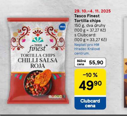 TESCO FINEST TORTILLA CHIPS