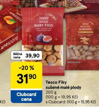 TESCO FÍKY SUŠENÉ MALÉ PLODY