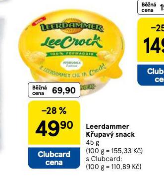 LEERDAMMER KŘUPAVÝ SNACK