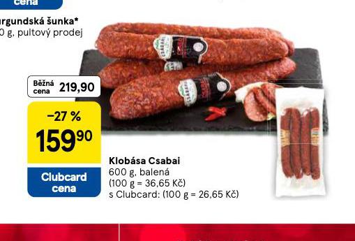 KLOBÁSA CSABAI
