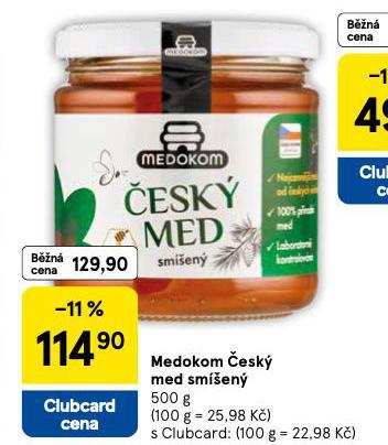 MEDOKOM ČESKÝ MED SMÍŠENÝ