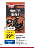 DR. OETKER MAKOVÁ NÁPLŇ
