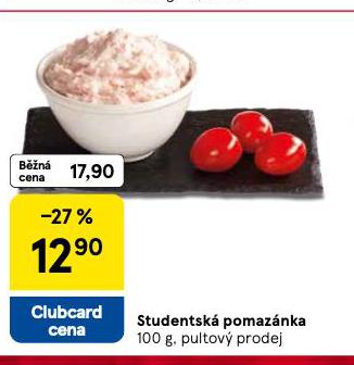 STUDENTSKÁ POMAZÁNKA