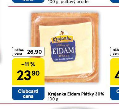KRAJANKA EIDAM PLÁTKY 30%