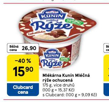 KUNÍN MLÉČNÁ RÝŽE OCHUCENÁ