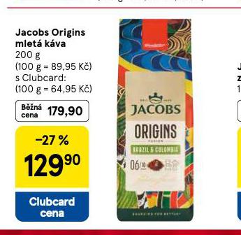 JACOBS ORIGINS MLETÁ KÁVA
