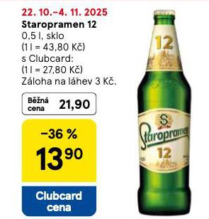 PIVO STAROPRAMEN 12
