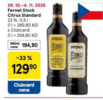 FERNET STOCK CITRUS, STANDARD