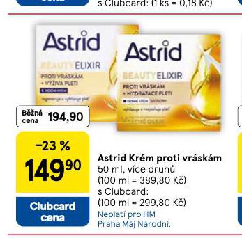 ASTRID KRÉM PROTI VRÁSKÁM