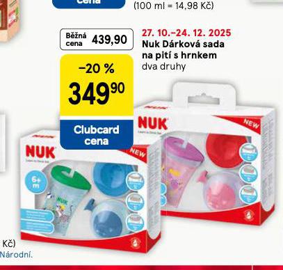 NUK DÁRKOVÁ SADA NA PITÍ S HRNKEM