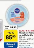 NIVEA BABY KRÉM NA OBLIČEJ A TĚLO