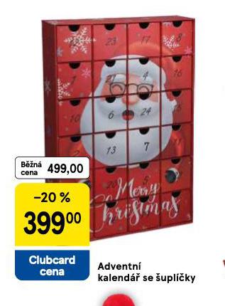 ADVENTN KALEND SE UPLKY