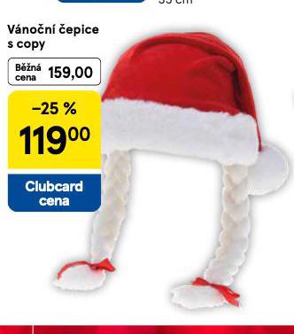 VÁNOČNÍ ČEPICE S COPY