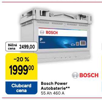 BOSCH POWER AUTOBATERIE 55 Ah