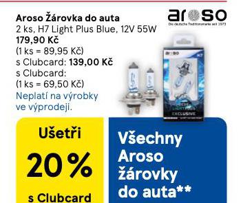 AROSO ŽÁROVKA DO AUTA