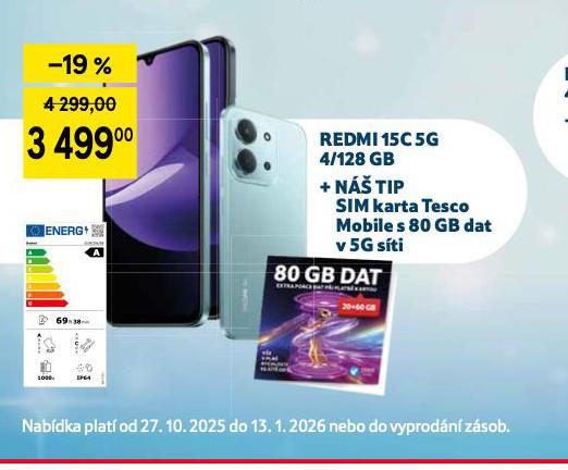 REDMI 15C 5G + SIM KARTA