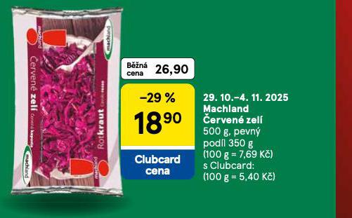 MACHLAND ČERVENÉ ZELÍ
