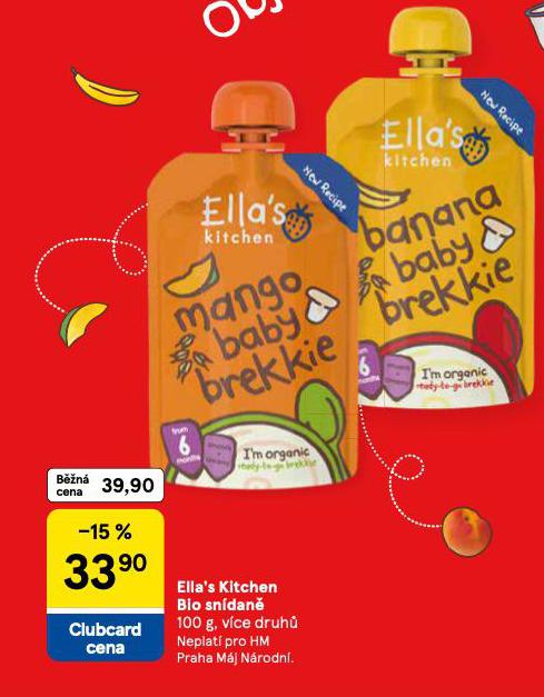 ELLA´S KITCHEN BIO SNÍDANĚ