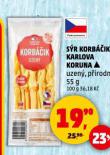SÝR KORBÁČIK KARLOVA KORUNA