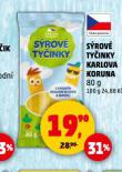 SÝROVÉ TYČINKY KARLOVA KORUNA