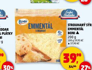 STROUHANÝ SÝR EMMENTÁL