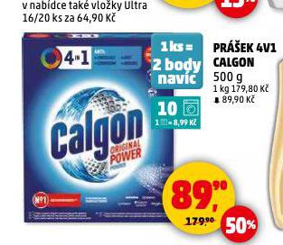 CALGON PRÁŠEK 4V1