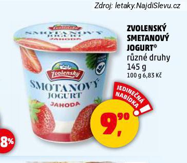 ZVOLENSKÝ SMETANOVÝ JOGURT