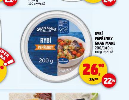 RYBÍ PEPŘENKY GRAN MARE