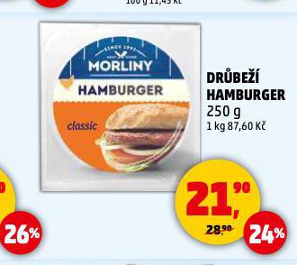 DRŮBEŽÍ HAMBURGER