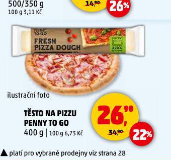 TĚSTO NA PIZZU