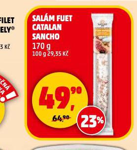 SALÁM FUET CATALAN SANCHO