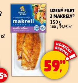UZENÝ FILET Z MAKRELY