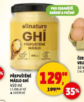GHÍ PŘEPUŠTĚNÉ MÁSLO