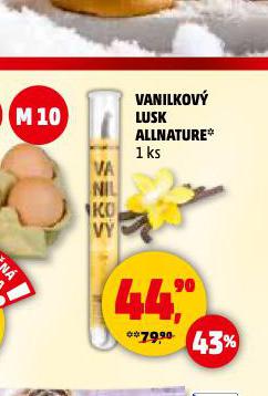 VANILKOVÝ LUSK ALLNATURE