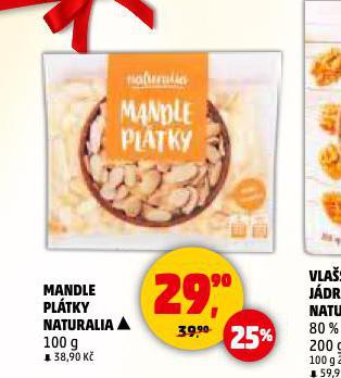 MANDLE PLÁTKY