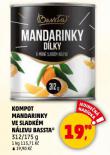 KOMPOT MADARINKY VE SLADKÉM NÁLEVU BASSTA