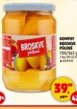 KOMPOT BROSKVE PŮLENÉ