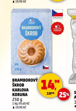 BRAMBOROVÝ ŠKROB KARLOVA KORUNA