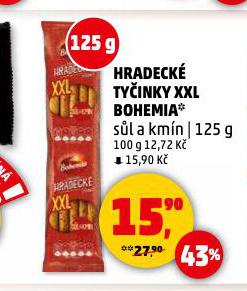 BOHEMIA HRADECKÉ TYČINKY