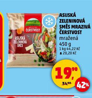 ASIJSKÁ ZELENINOVÁ SMĚS MRAZIVÁ ČERSTVOST