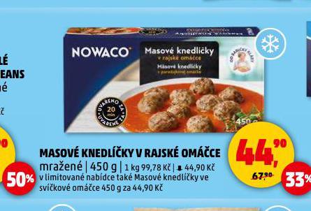 MASOVÉ KNEDLÍČKY V RAJSKÉ OMÁČCE