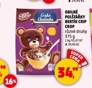 OBILNÉ POLŠTÁŘKY BERTÍK CRIP CROP