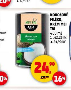 KOKOSOVÉ MLÉKO MEI TAI