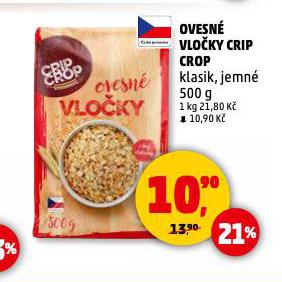 OVESNÉ VLOČKY CRIP CROP