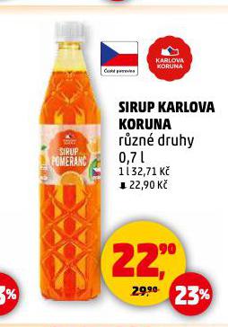 SIRUP KARLOVA KORUNA