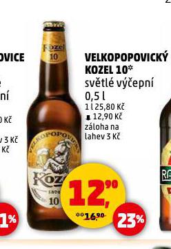 PIVO VELKOPOPOVICKÝ KOZEL
