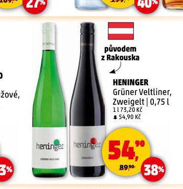 HENINGER GRÜNER VELTLINER