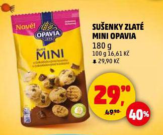 SUŠENKY ZLATÉ MINI OPAVIA