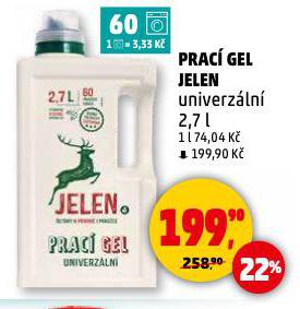 JELEN PRACÍ GEL