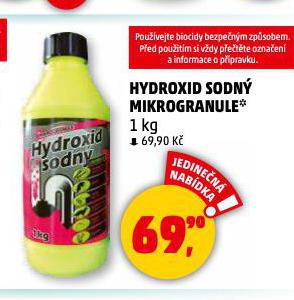 HYDROXID SODNÝ MIKROGRANULE